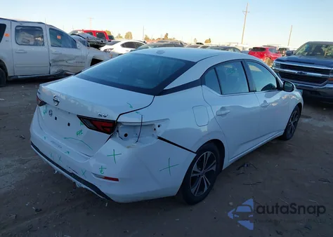 2022 Nissan Sentra Sv Xtronic Cvt z USA, uszkodzony, nr VIN 3N1AB8CV7NY310697